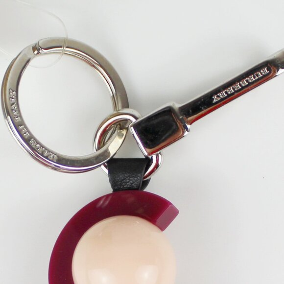 NWT Burberry Geometric Key Bag Charm-Bag Accessory Clip - Picture 9 of 9